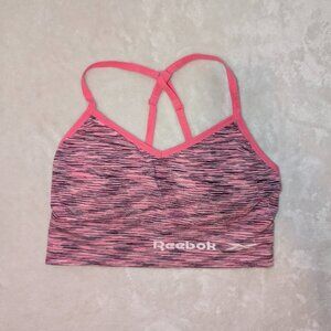 Reebok Pink & Black Sports Bra